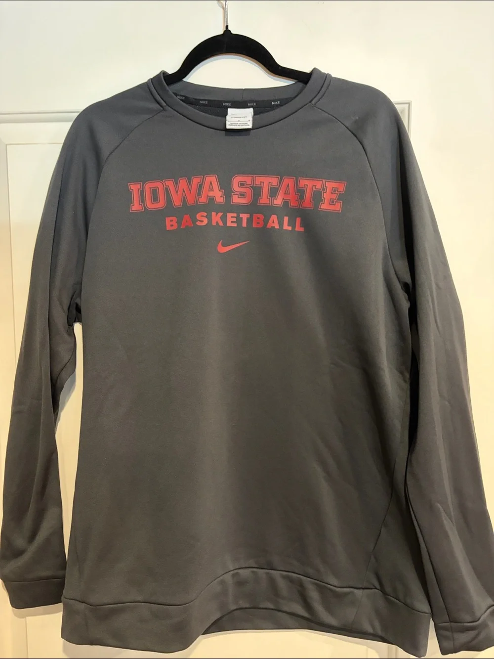 Nike Iowa State Dark Gray Crewneck Sweatshirt